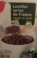 Lentilles vertes de france