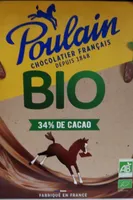 Poulain bio 34% de cacao