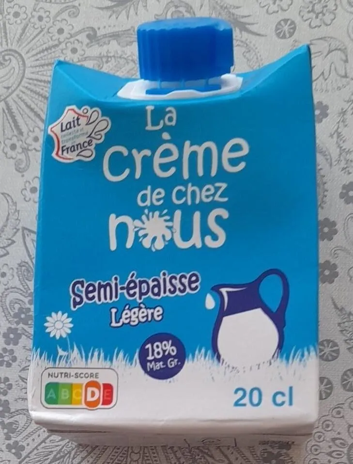 Crème fraîche sem-i épaisse