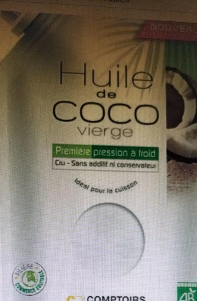 Huile de coco bio