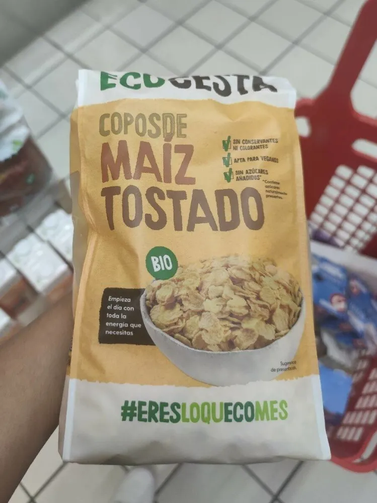 Copos de maíz tostado
