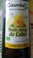 Huile vierge de colza bio