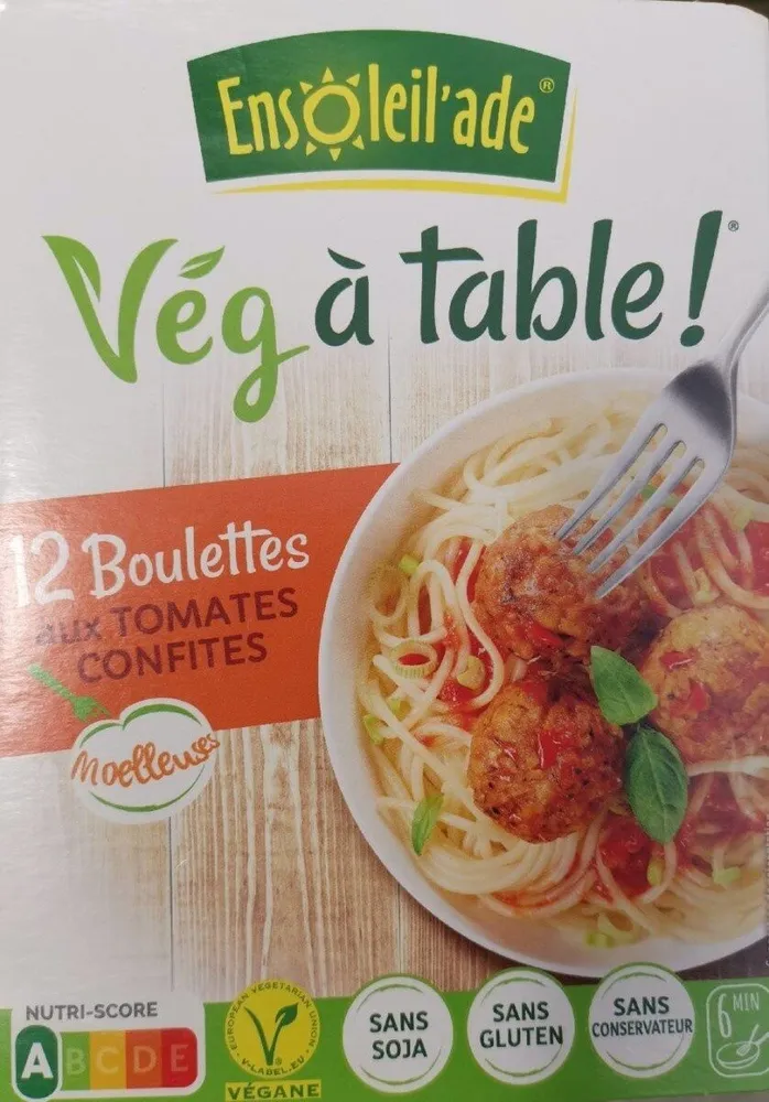 12 boulettes aux tomates confites