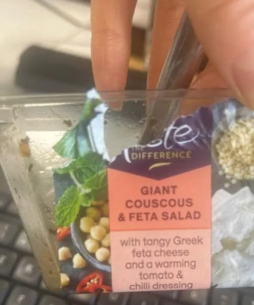 Giant couscous & feta salad