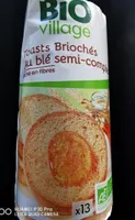 Toasts briochés au blé semi-complet