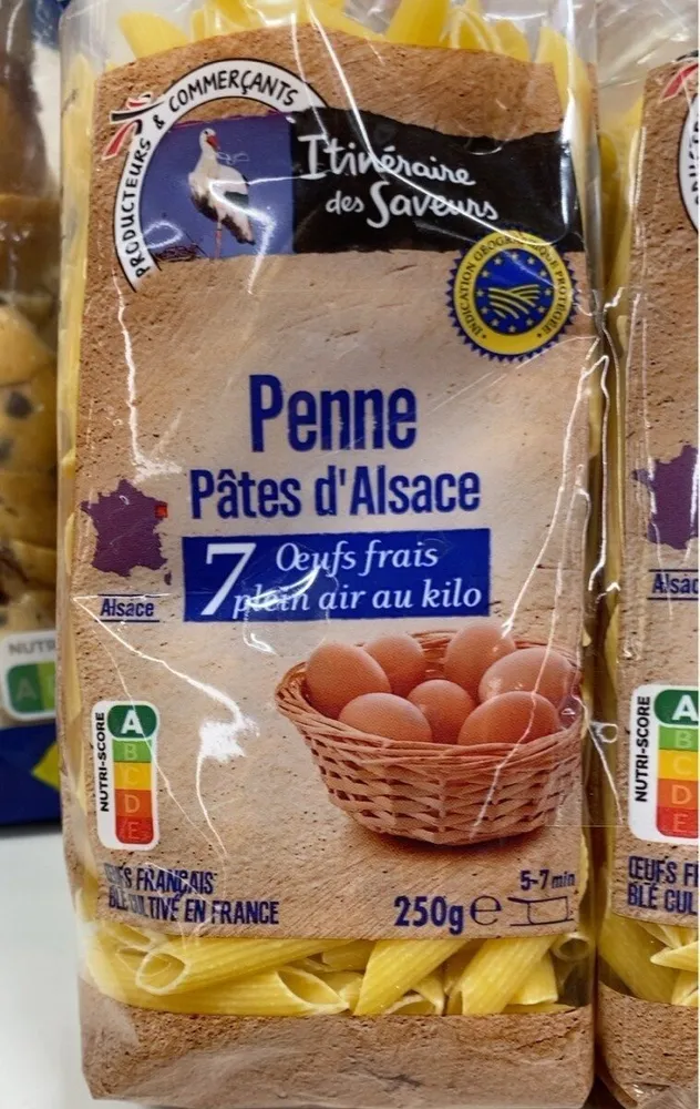 Penne pâte d’Alsace