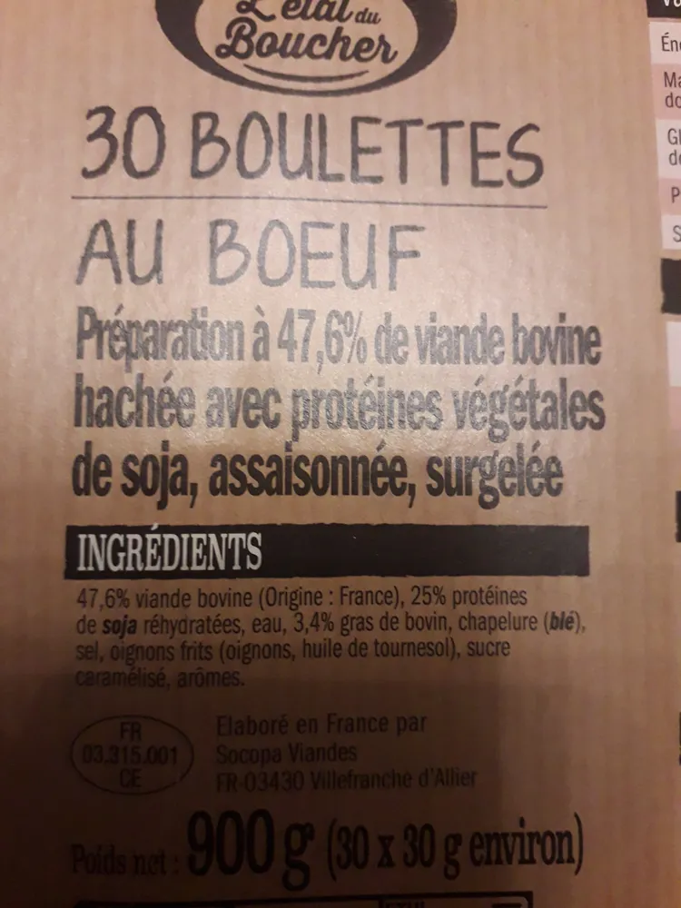 boulettes au bœuf
