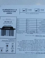 Albondigas a la española con arroz
