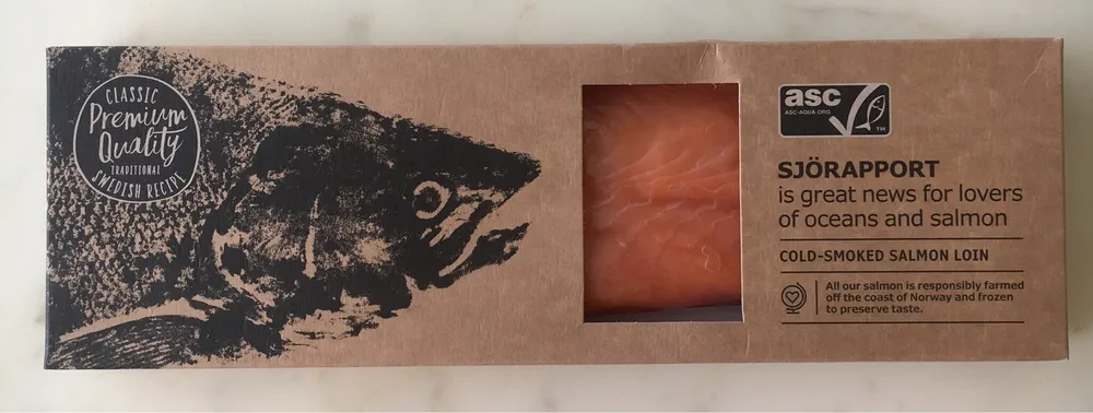 Sjörapport Cold-smoked salmon loin