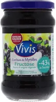 Confiture de myrtilles Vivis