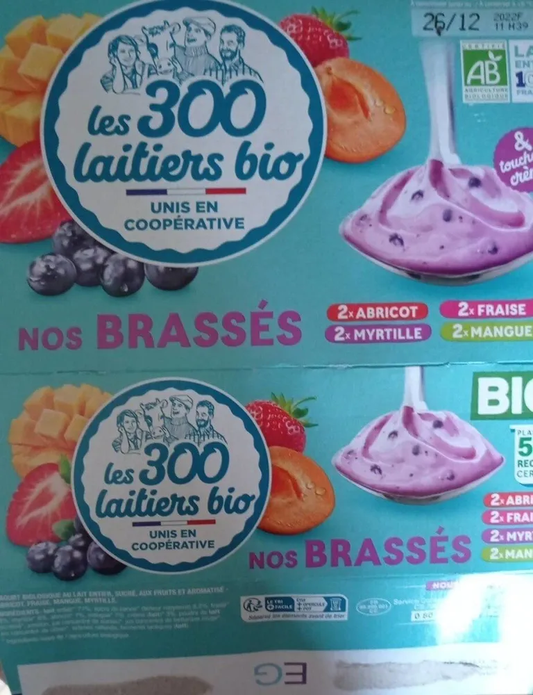 Les 300 laitiers bio "nos brassés"