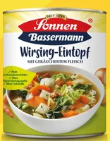 Wirsing-Eintopf mit geräuchertem Fleisch