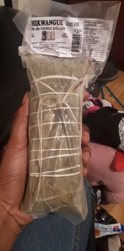 Pate de manioc précuite
