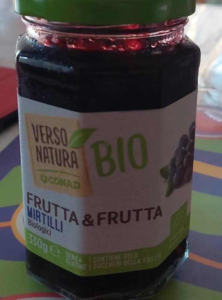 Verso natura bio marmellata mirtilli