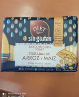 Tostadas de arroz y maíz