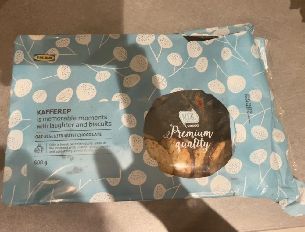 Kafferep biscuits a base d’avoine avec du chocolat