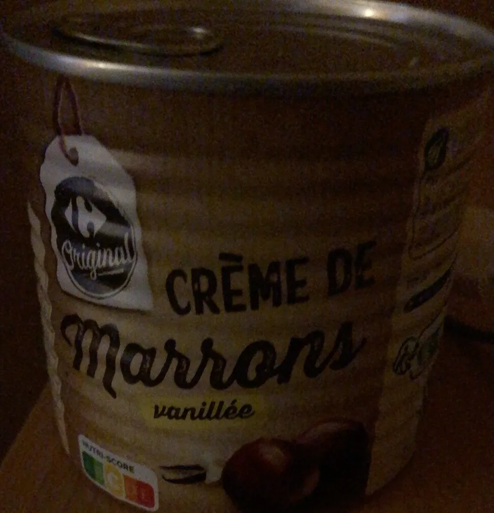 Creme marrons vanillée