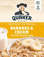 Quaker Instant Oatmeal - Bananas & Cream