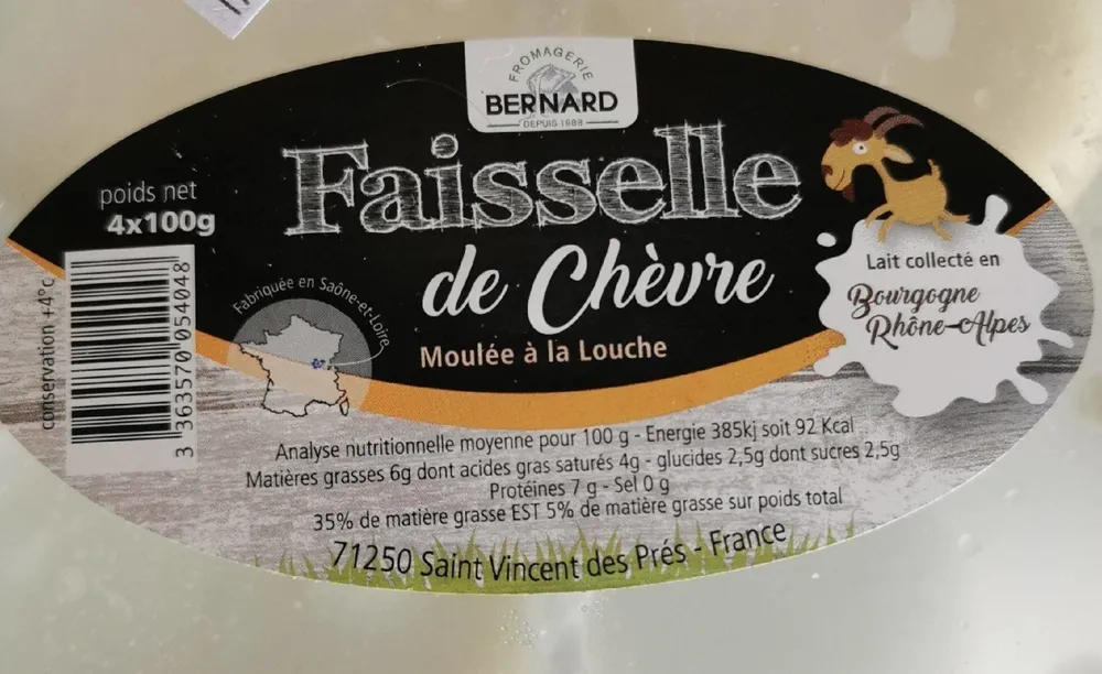 Faisselle de chevre