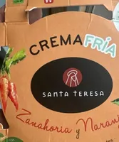 Crema fría de zanahoria y naranja