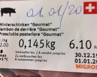 Jambon de derriere