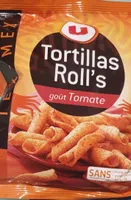 Tortillas roll's goût tomate