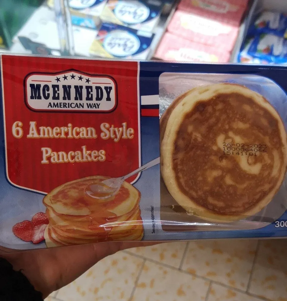 6 American Style Pancakes