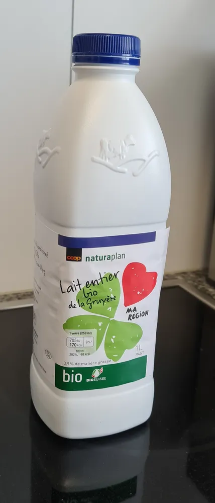 Vollmilch / Lait Entier 3,9% Bio