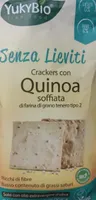 Cracker con quinoa soffiata
