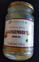 Infusion en gelée au gingembre