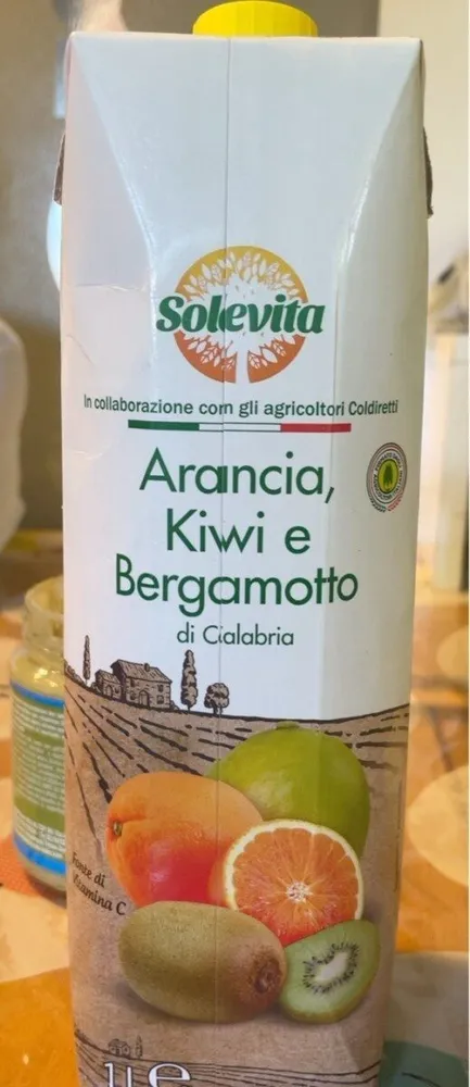 Arancia kiwi e bergamotto