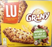 Grany chocolat lait et noisettes