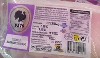 Solomillo de pavo marinado congelado