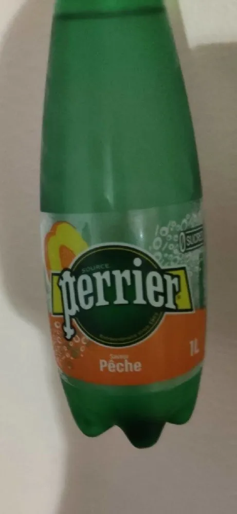 Eau gazeuse saveur pêche 0 sucre