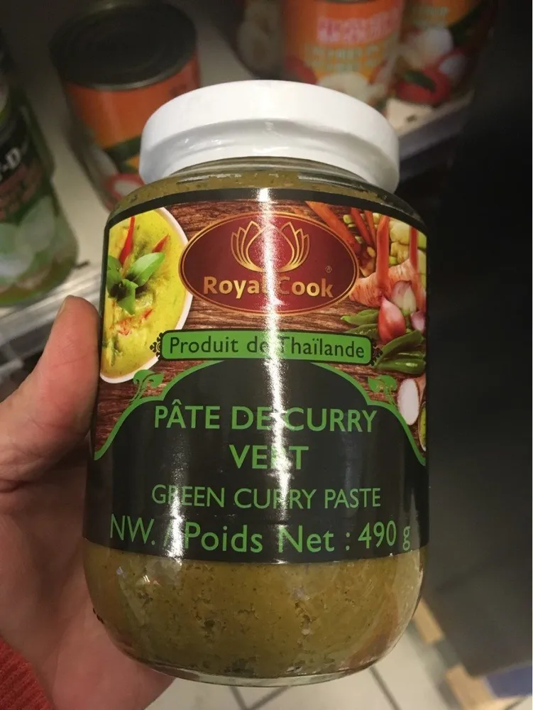 Pate de curry vert