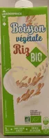 Boisson végétale riz bio