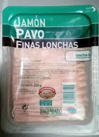 Jamón pavo finas lonchas