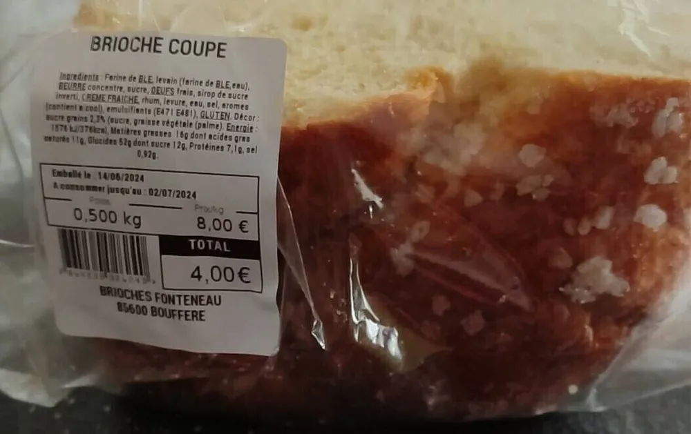 Brioches coupe