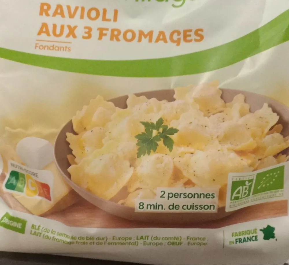 Ravioli aux 3 fromages