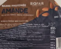 Barre protéinee Amande