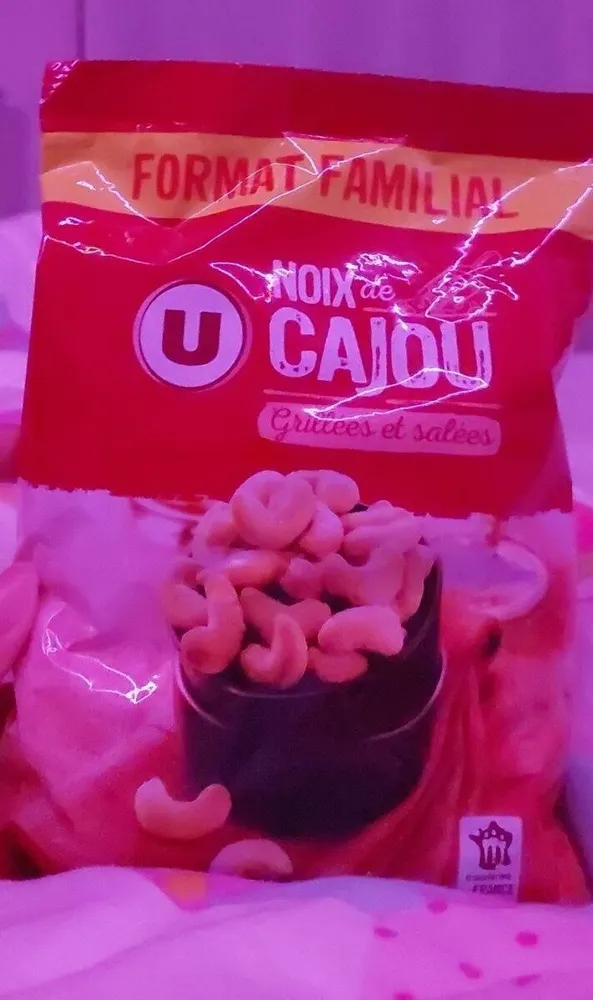 Noix de cajou grillées et salées