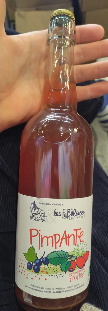 Pimpante - boisson pétillante fruitée