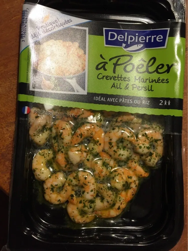 Crevettes marinees à pôeler