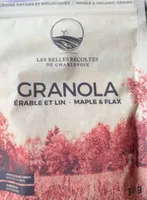 Granola erable et lin