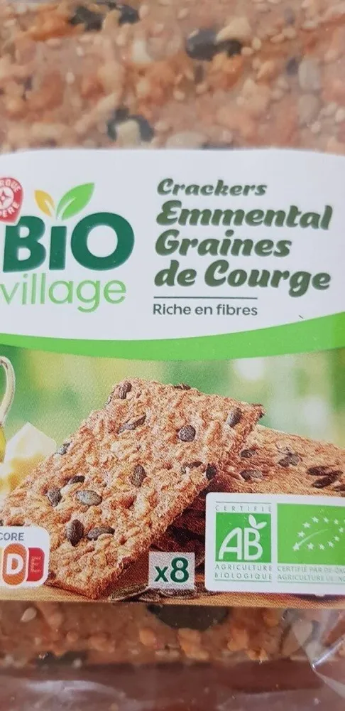 Crackers emmental graines de courge