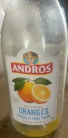 Oranges pressees sans pulpes