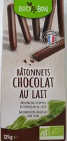 BATONNETS CHOCOLAT AU LAIT