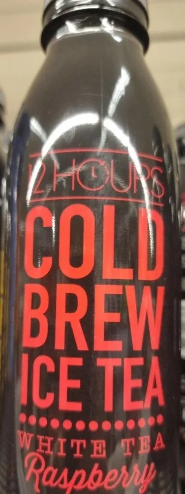 Cold brew ice tea White tea raspberry