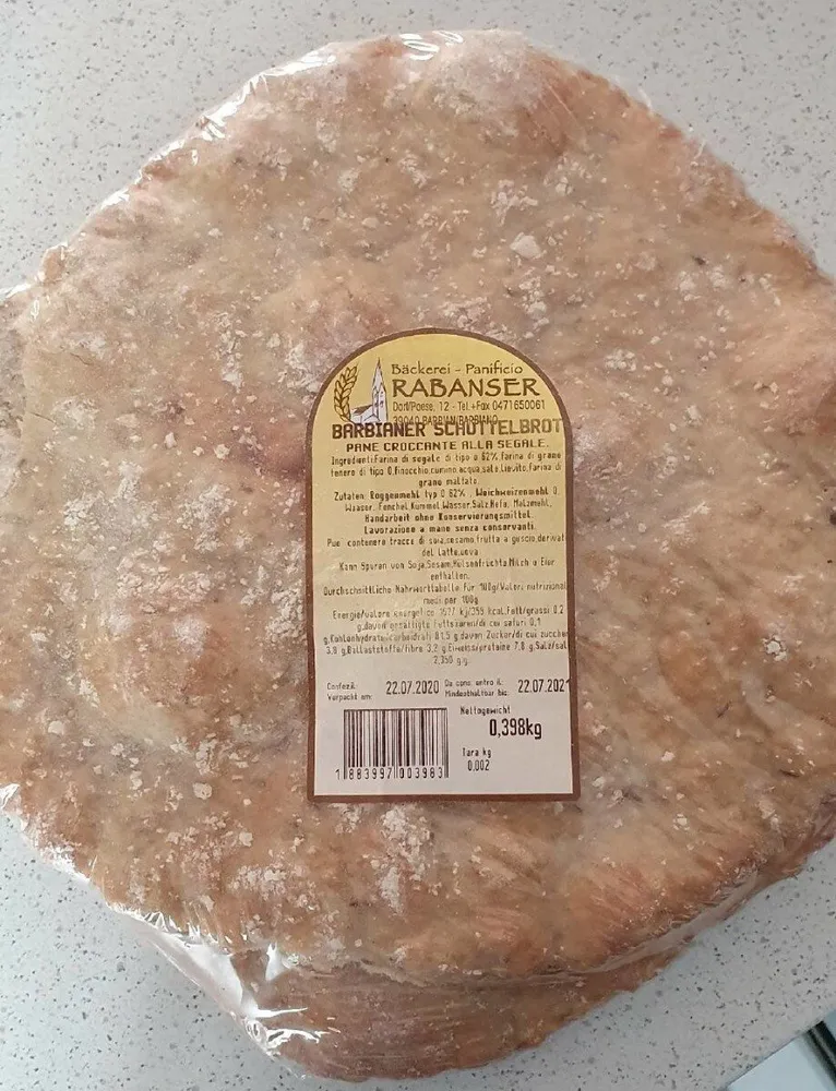 Pane croccante alla segale