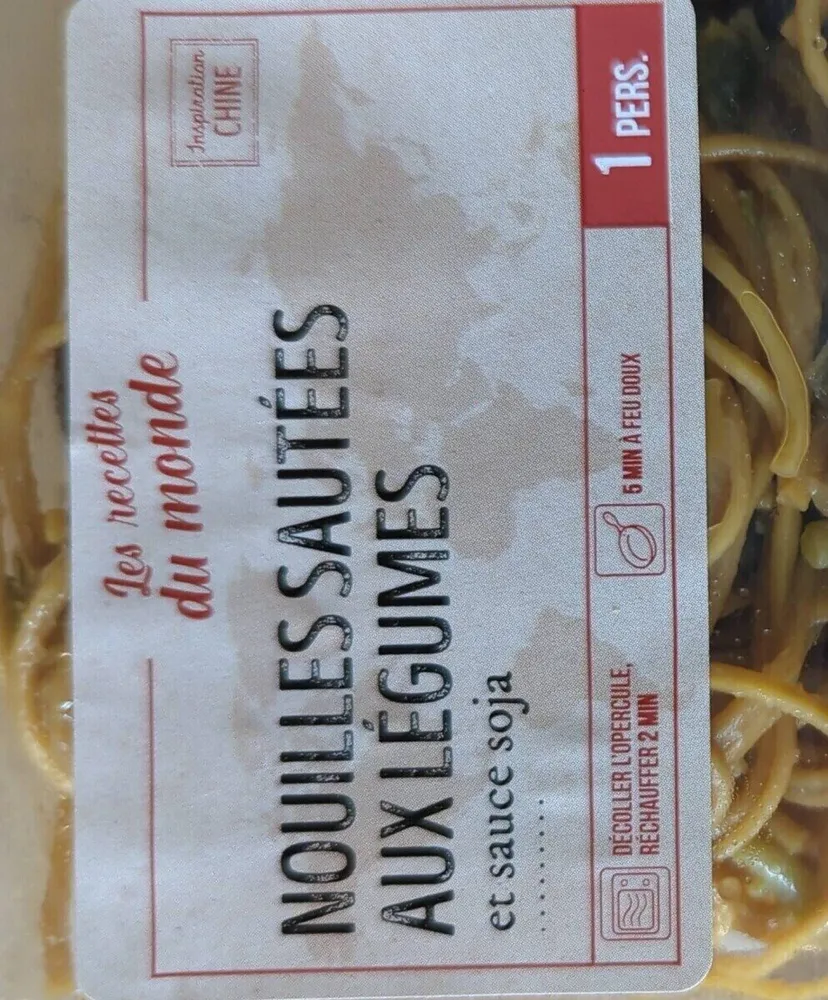 Nouilles sautées aux légumes